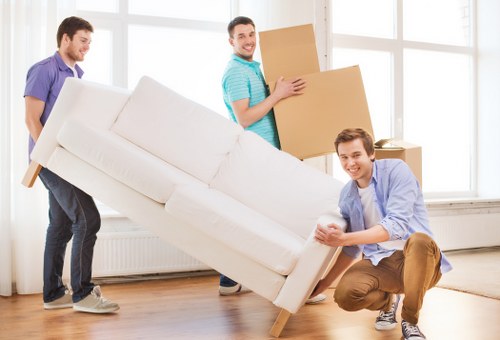 Professional flat removal service in Brixton with careful stair access