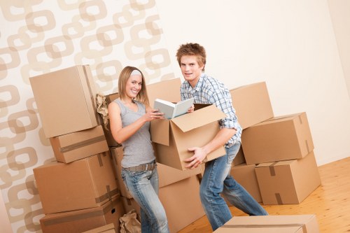 Commercial removal service helping a Brixton business move equipment