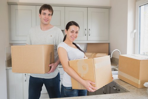 Packing and loading items for a Brixton removal service